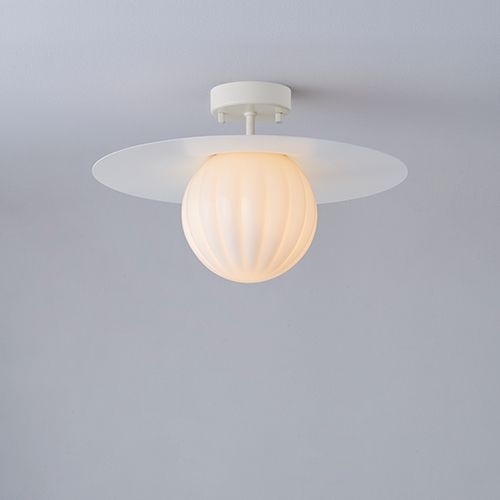 Orb Rib φ150 Plate CEILING ブラック