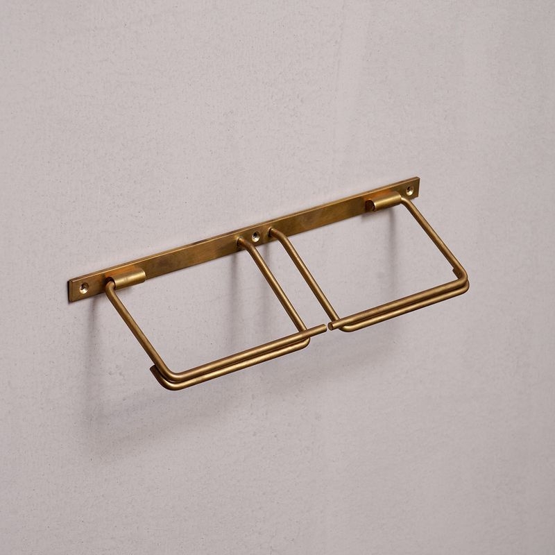 真鍮 トイレットペーパーホルダー/ダブル | TECTURE（テクチャー） 