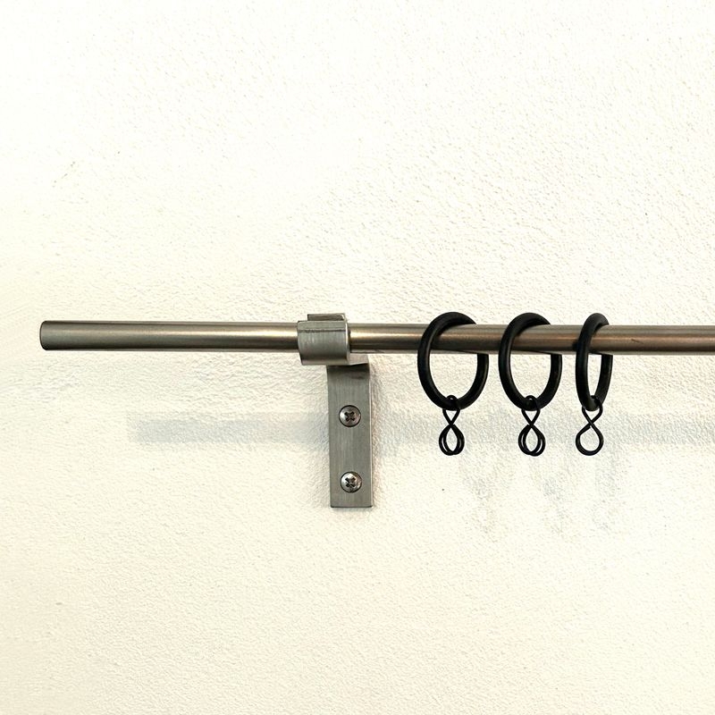 ステンレス　カーテンレール　シングル　/10φセット　 - 1410~1700mm