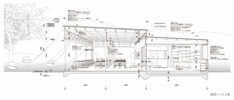断面パース