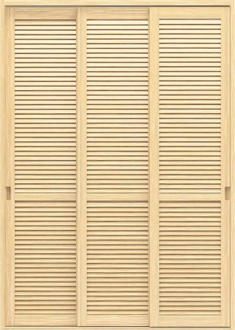 収納用建具ピノアース | 収納3連引き戸 | N-LX - ナチュラル色