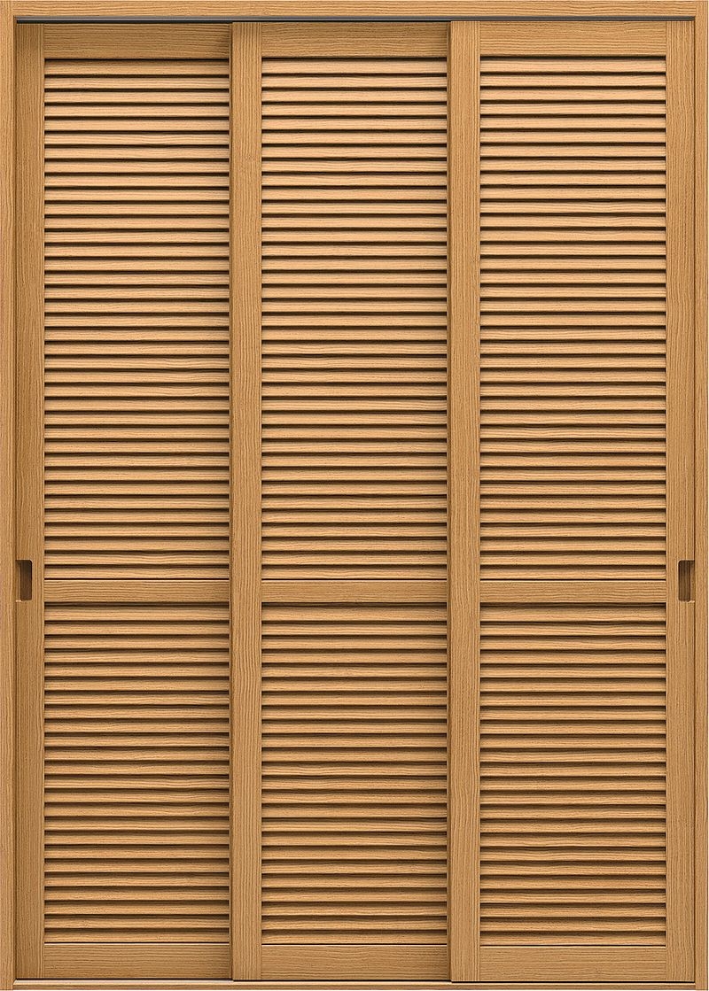 収納用建具ピノアース | 収納3連引き戸 | N-LX - ライト色