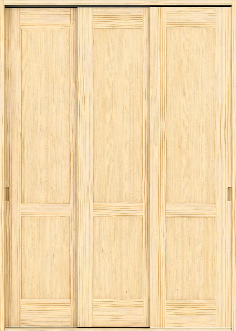 収納用建具ピノアース | 収納3連引き戸 | N-VP - ナチュラル色