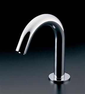 台付自動水栓（単水栓、発電）