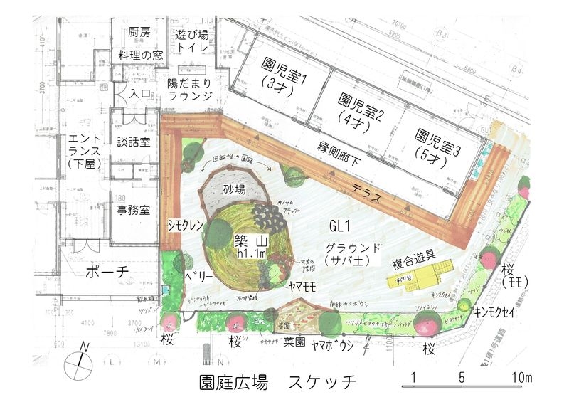 園庭広場(園児)
