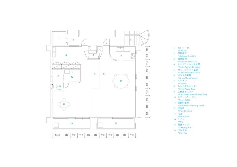 Tokyo Clubhouse 平面図