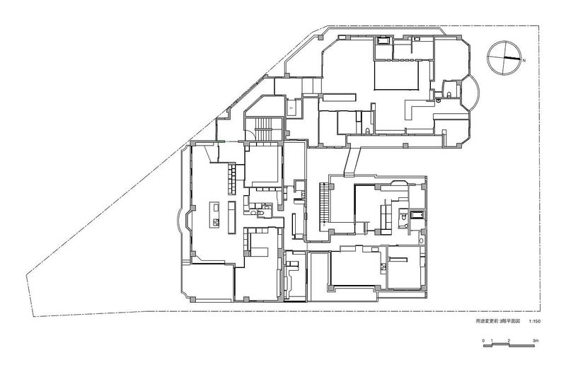 用途変更前3階平面図