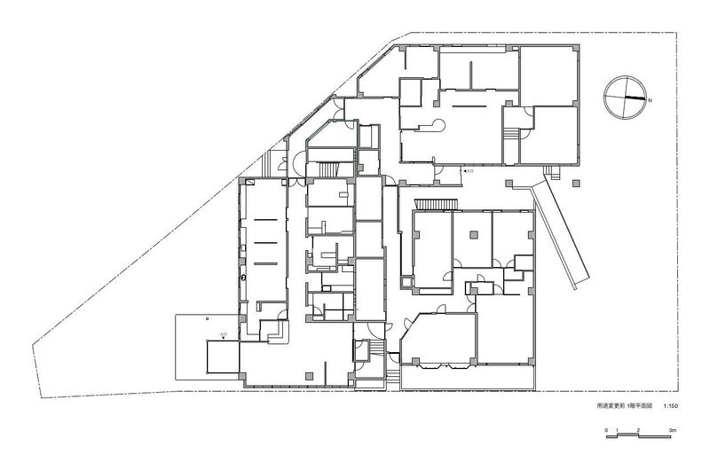 用途変更前1階平面図