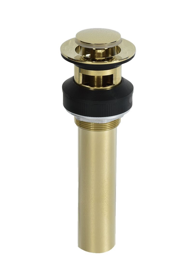 プッシュ式通常タイプ排水金具/オーバーフロー有
