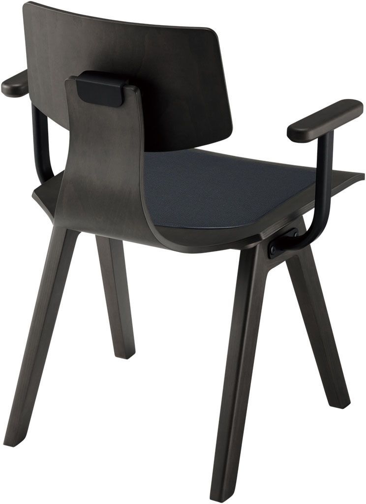 ELMAR/Chair - 肘付メッシュ　ＢＫビーチ