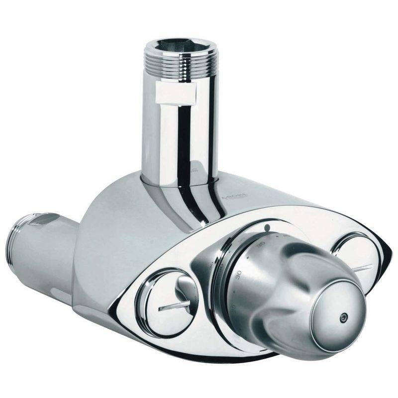 グローサーモXL・大型サーモスタット混合栓1"