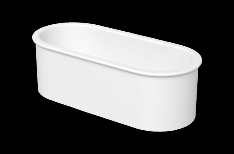 陶板浴（UTH-2K） Vanity Art 5.8-ft. Freestanding Oval Soaker Bathtub with