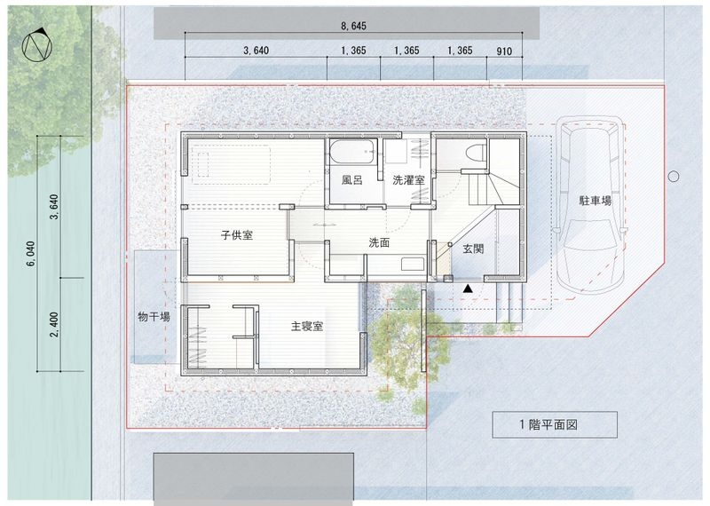 1階平面図