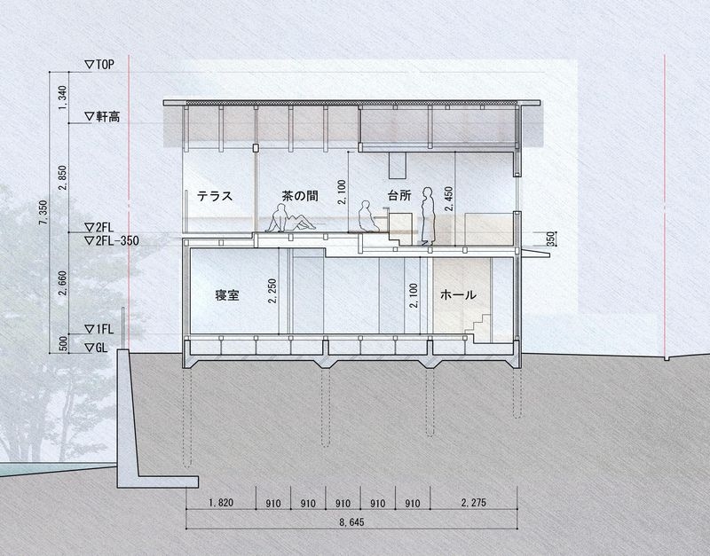 断面図