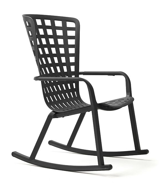 フォリオ - フォリオ ロッキングチェアーダークグレー