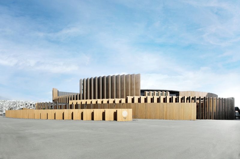 佐藤オオキの総合プロデュース、日建設計の建築デザインによる〈日本館〉