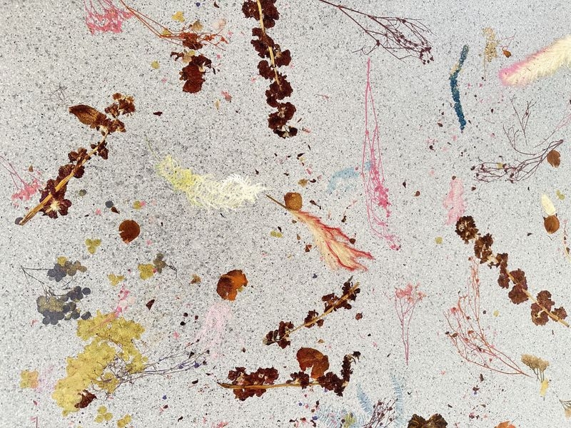 PANECO MATERIAL BOARD LOSSFLOWER - SAND LIGHT