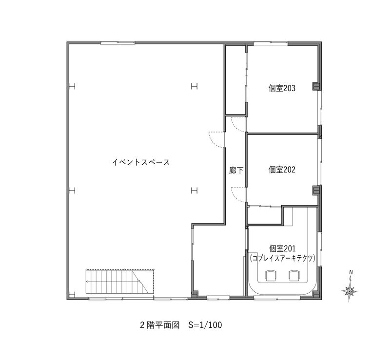 2階平面図