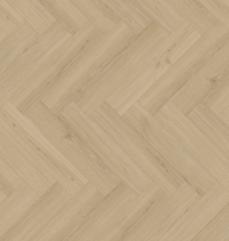 Stark Herringbone/Kunstwerk - Oak Regent beige