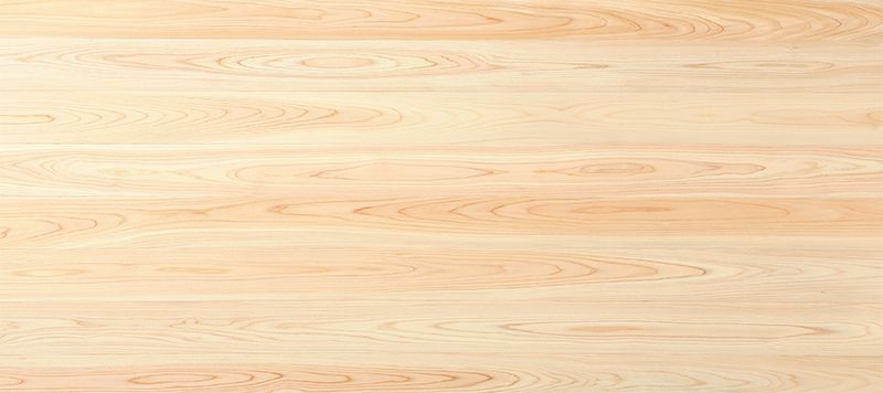 ヒノキ 無垢フローリング 108mm巾 国産材/無節 Arbor針葉樹白木用オイルワックス - 長さ2900mm