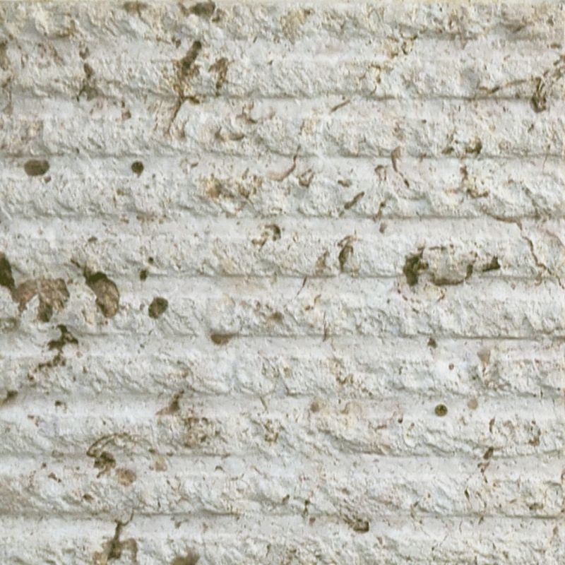 日本の銘石柄セメント系人造石｜石目調ブリックタイル/stonetex® ストーンテックスDSCブリックタイプ - 割れボーダー/リュウキュウアイボリー