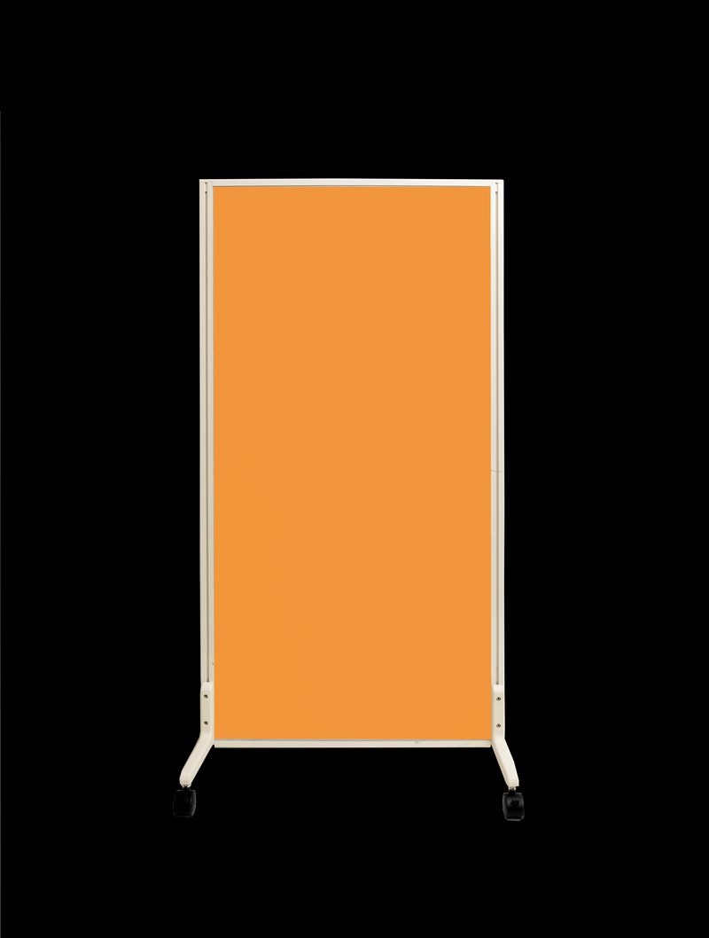 吸音ローパーティション/両面吸音仕様 - オレンジ
