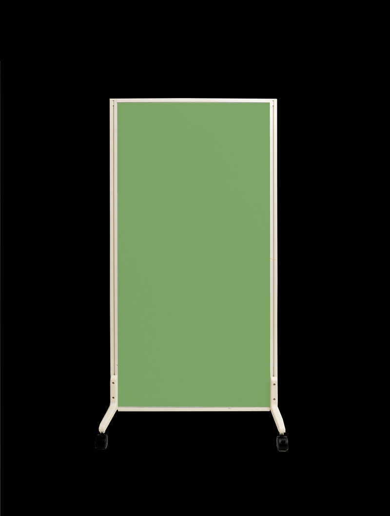 吸音ローパーティション/両面吸音仕様 - イエローグリーン