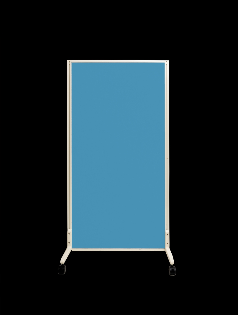 吸音ローパーティション/両面吸音仕様 - スカイブルー