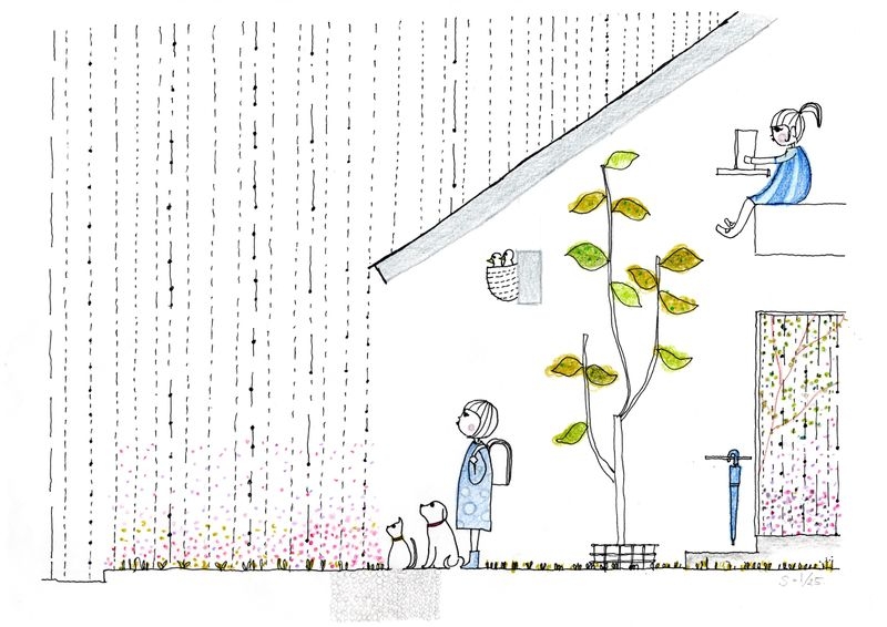 垂木の平屋　コンセプト