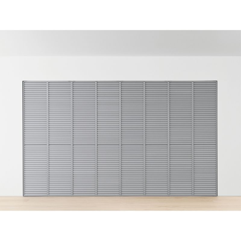 WO - Wardrobe doors  |  Louvered wood bifold door・C4色