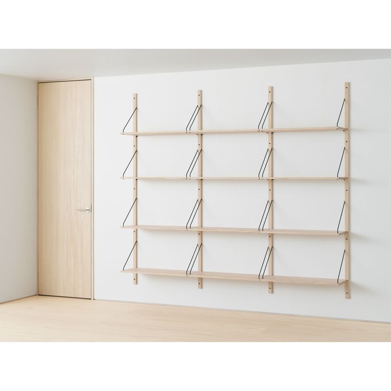WO - Shelving system  |  Wooden shelving system・C1色