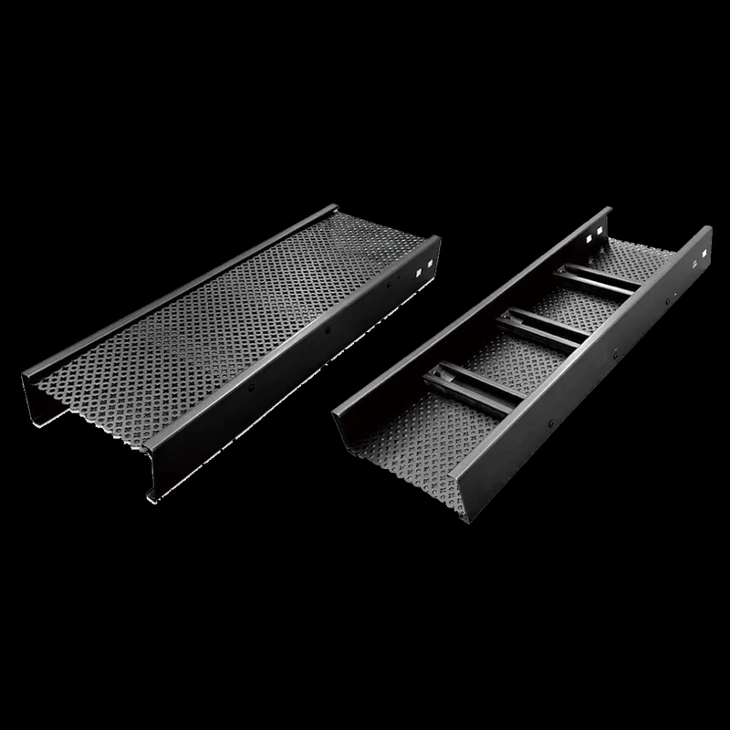 アーバンラック本体（直線）（ケーブルラック）/黒ZAM製 - ケーブルラック