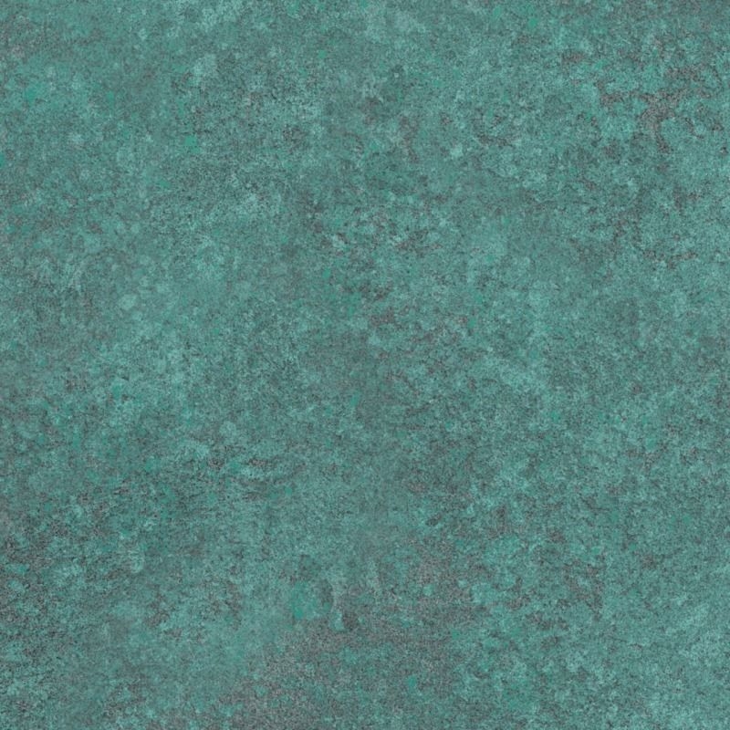 錆(SABI)Metallic|内装用化粧パネル/不燃左官仕上げパネル「MORFACE」オプション サビ×メタリック調仕上げ - 緑錆 Verdigris Metal(VM01)