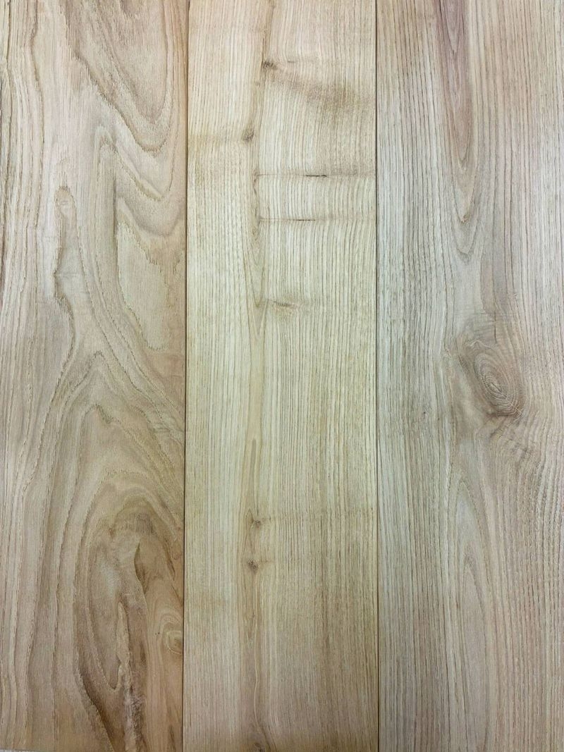 クリ 無塗装 ラスティック 無垢フローリング ユニタイプ ブラッシング 特殊サネ形状/ワイルドチェスナット