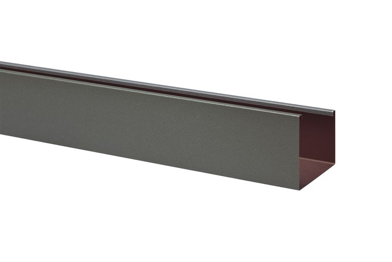 ガルバリウム雨とい/HACO 軒とい H7号 - ガンメタ