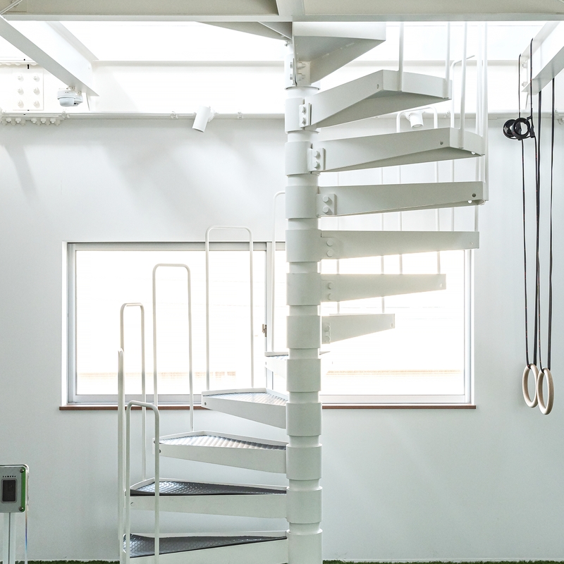 Dinosaur Bone/分解式らせん階段 - マットホワイト