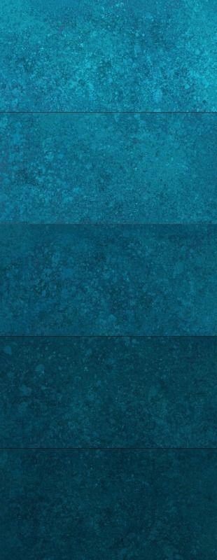 錆（SABI）Metallic｜特注アートパネル/不燃左官仕上げパネル「MORFACE」オプション　サビ×メタリック調仕上げ - 錆メタリック Gradation Wall 青錆 Indigo Steel(IS02-G)