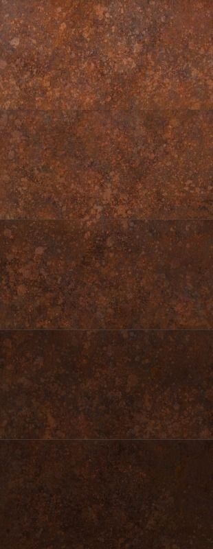 錆（SABI）Metallic｜特注アートパネル/不燃左官仕上げパネル「MORFACE」オプション　サビ×メタリック調仕上げ - 錆メタリック Gradation Wall 赤錆 Rust Red(RR01-G)