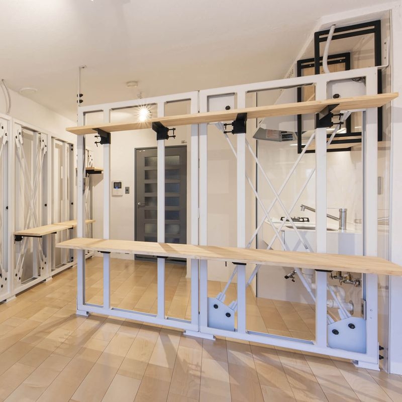 X-FRAME/パーテーションシステム - マットホワイト