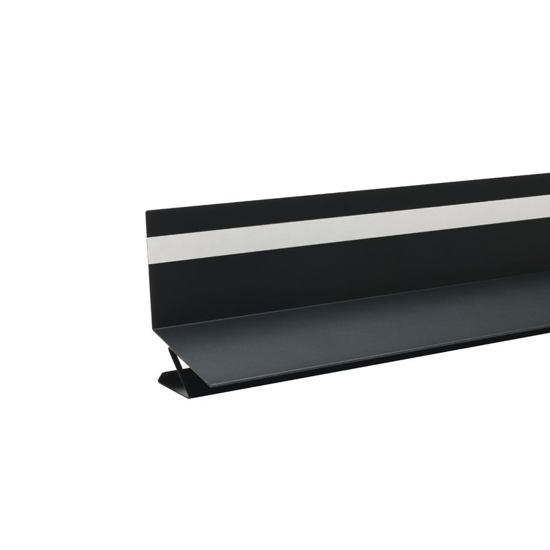 WM防鼠付シャープ水切り/鋼板製 - ブラック