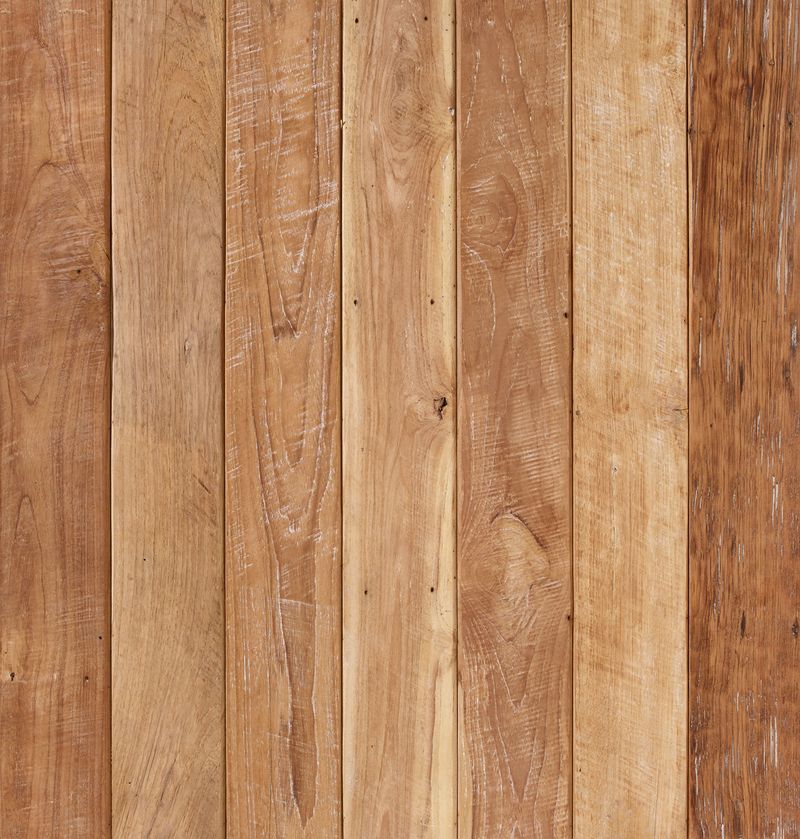 1-15K-T】 杉足場板(古材風) 15mm厚／基本仕上げ(1面磨き)／鉄サビ塗装