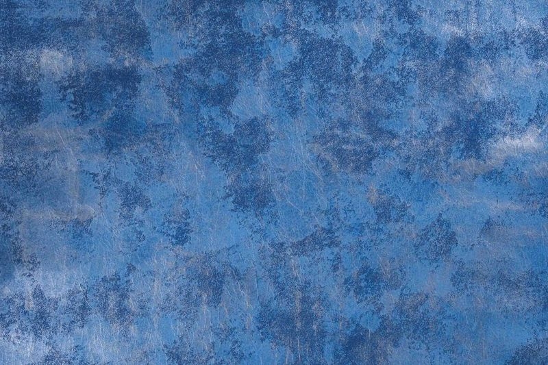 Uneven Dyeing blue