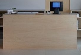 造作カウンター シナ合板