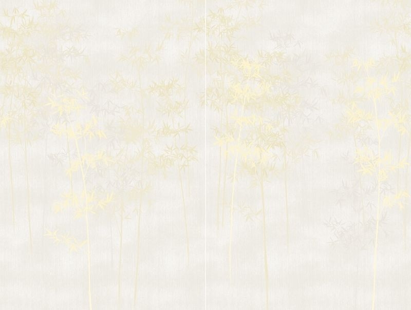 西陣織アート壁紙・パネルIBUKI014 - gold