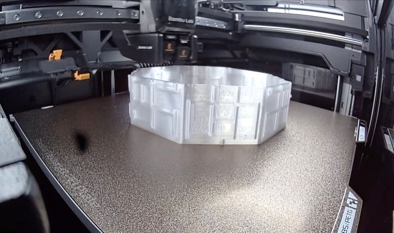 3Dプリント製シェード出力