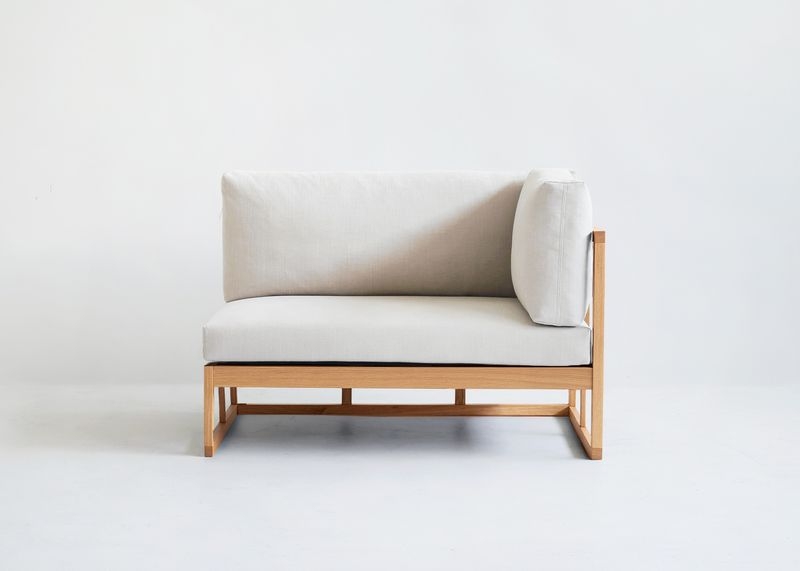 ASCELLA-アスケラ-/コーナーソファ108[L / R] - 本体:オーク(オイル塗装)