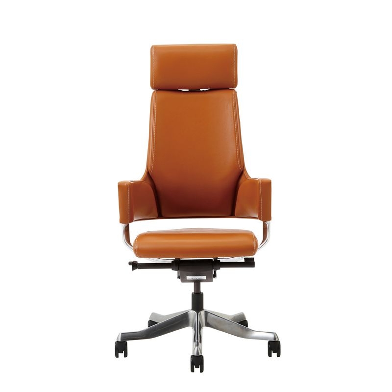 Delphi/Leather chair - DELPHI フルレザー HB キャメル