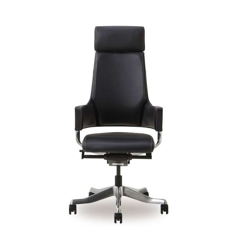 Delphi/Leather chair - DELPHI フルレザー HB ブラック