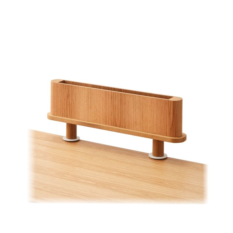 RIVET/Desk - リベット卓上グリーンパーテーション OAK