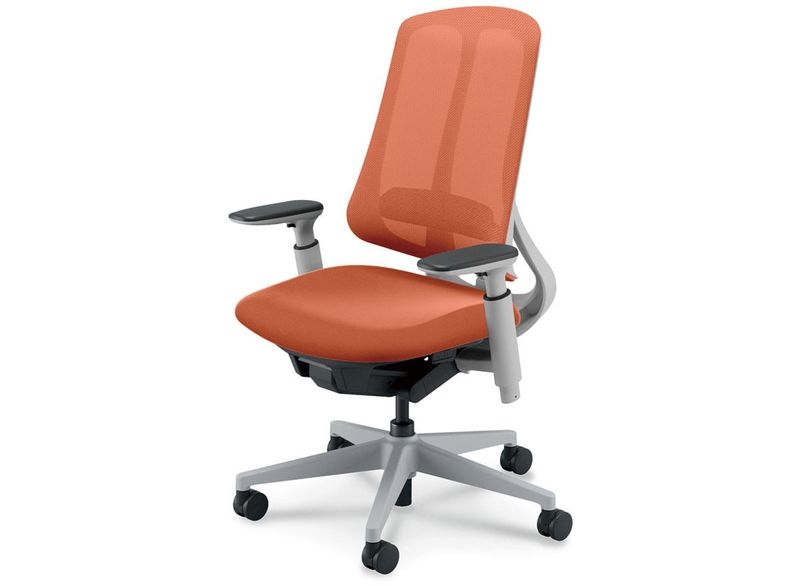 Reflek/チェア - Reflek／ミックスメッシュタイプ／ハイバック／ライトグレイフレーム